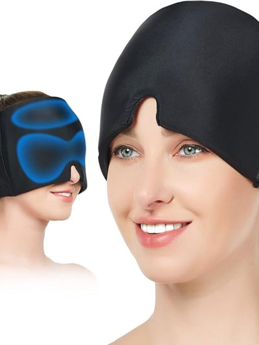Migraine Headache Relief Ice Hat Flexible Gel Physical Compressed Cold Therapy